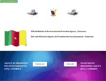 Tablet Screenshot of investincameroon.net